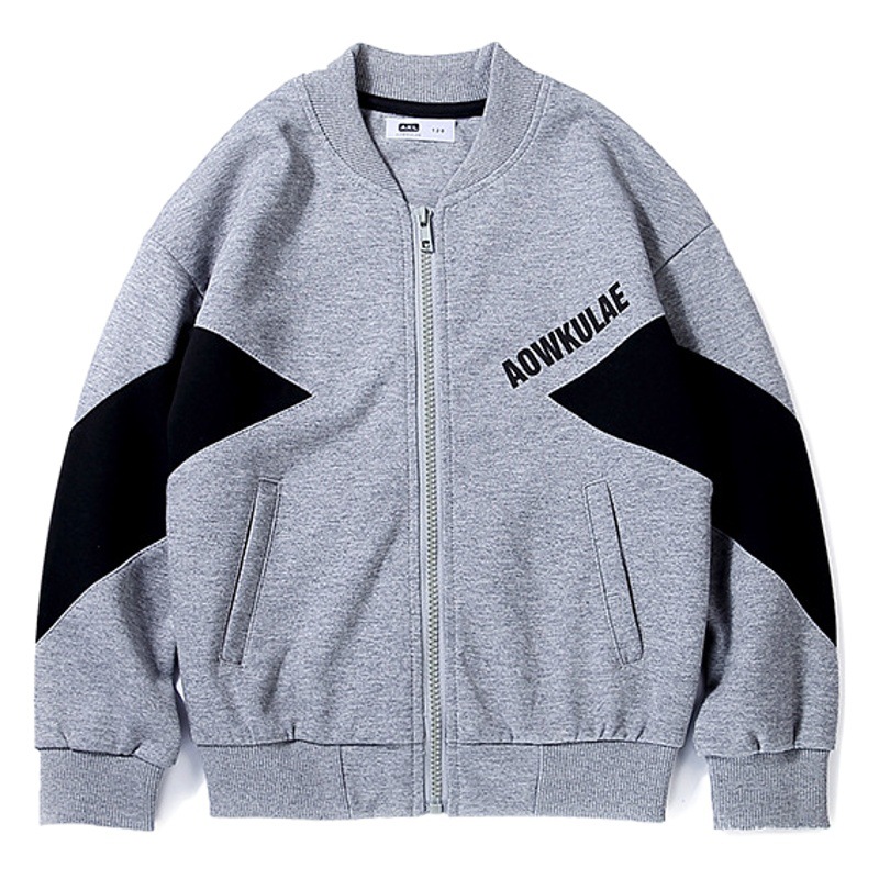 Spring and Autumn Children's Clothing Korean Style New Children's Jackets Big Children's Printed Contrast Color Boys' Zipper Jackets Wholesale