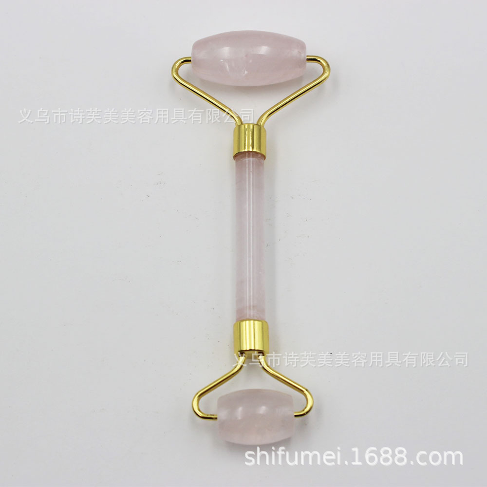 Picture of Custom wholesale jade roller face massage roll Xiuyu jade massage instrument powder crystal jade roller set
