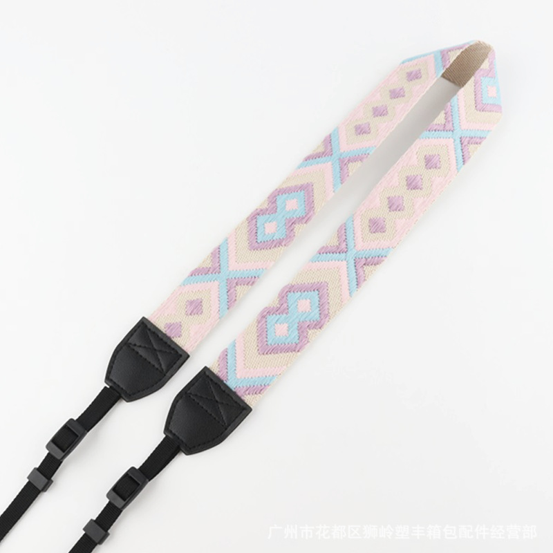 Picture of SLR Camera Shoulder Strap Camera Strap Waterproof Shock Absorbing Decompression 3.8cm Ethnic Jacquard Camera Strap