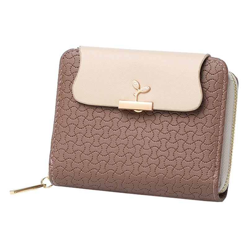 Cross-Border 2025 New Women's Wallet Short Wallet Ins Women's Trendy Japanese Style Style Small Fresh High-End Coin Purse