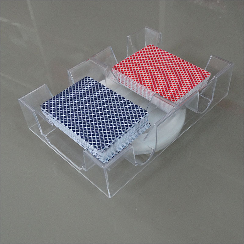 Rotating POKER rack with tray POKER box part rotating plate card feeding box POKER box