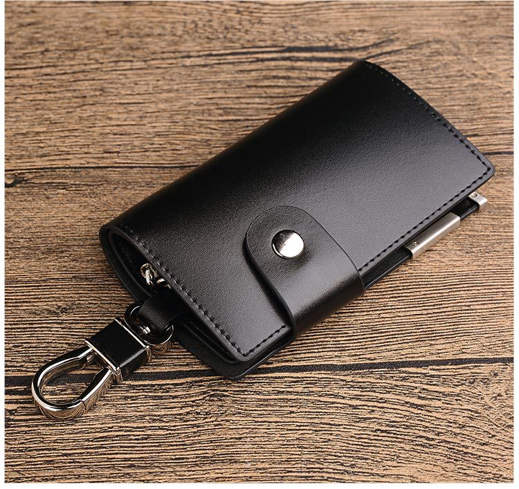 Picture of King Paul's new fashion men's key bag trend casual Joker cowhide key bag men's a generation of hair