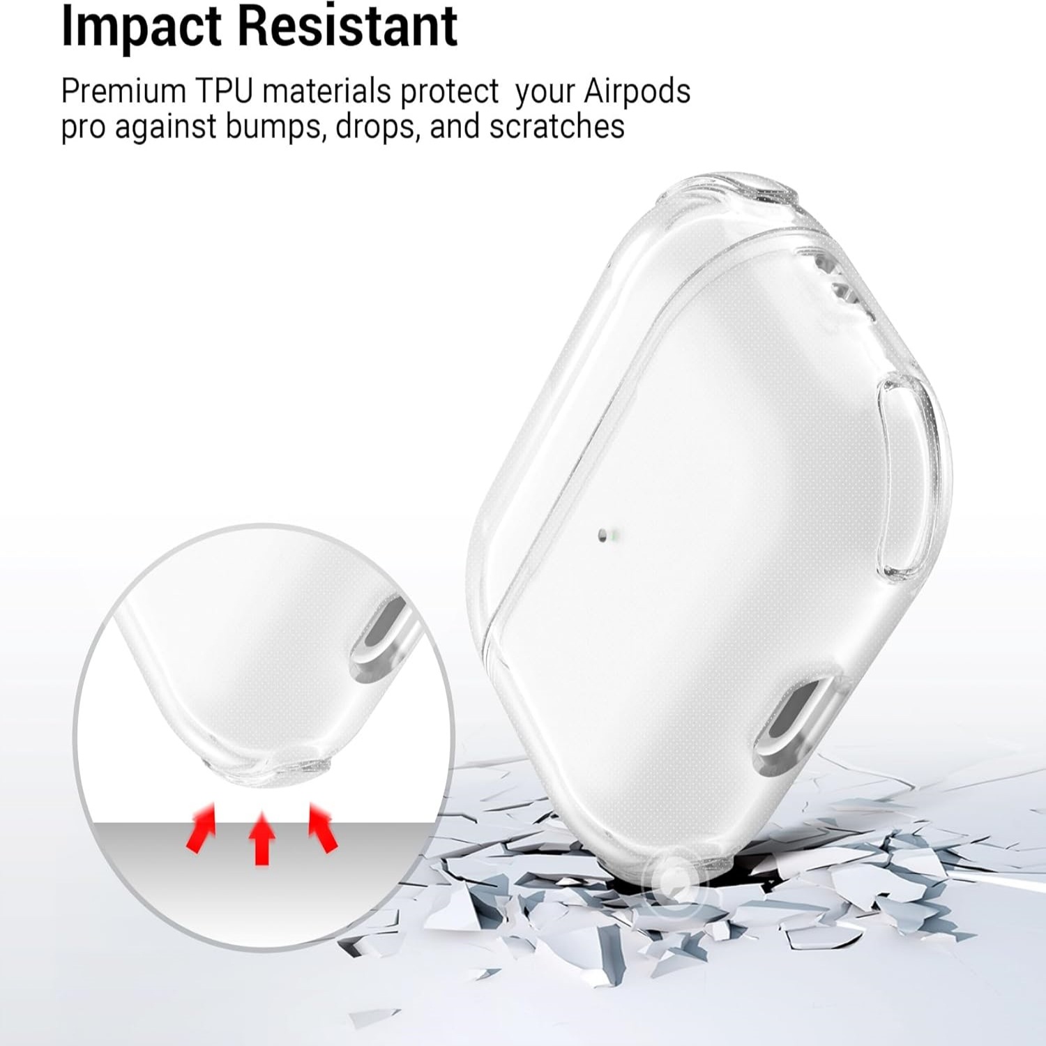 Picture of Suitable for AirPods Pro3 Headphone Cover Apple Bluetooth Pro2 Second Generation High Transparent Shell Airpods4 Protective Cover