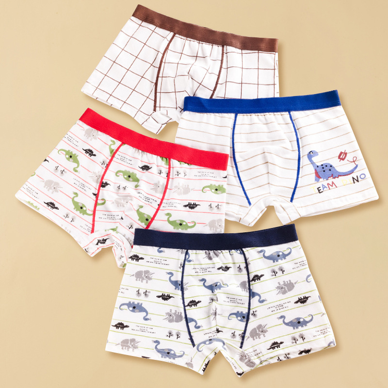 Picture of Children's Underwear Boys' Pure Cotton Boxer Shorts Boys' Baby Children's Underwear Underwear