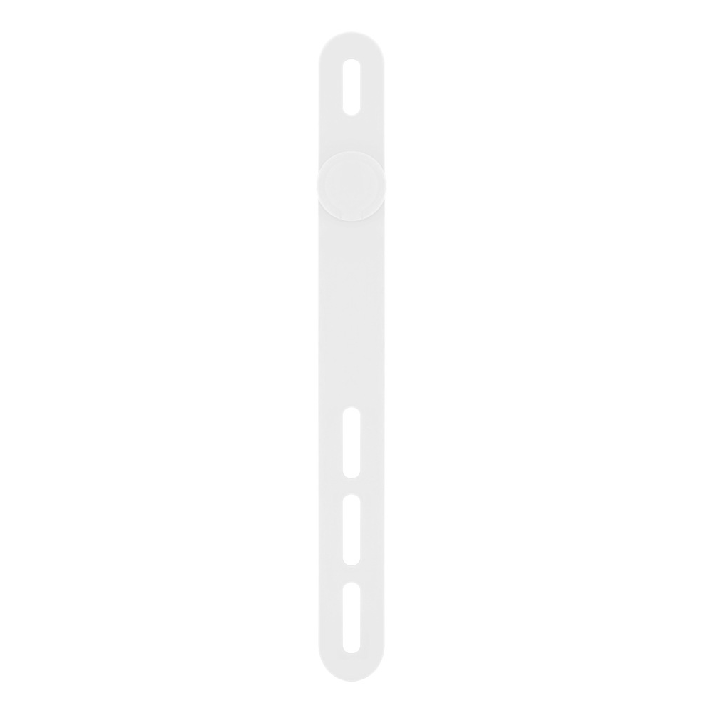 Picture of P2 Round Buckle Silicone Cable Tie Adjustable Cable Organiser Data Line Power Cord Storage Winding Wire Tape Wire Gage