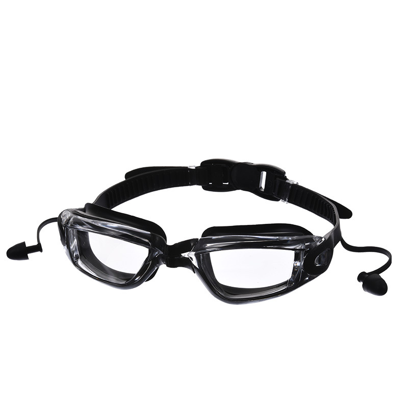 Picture of Qi Lang Swimming Goggles Adult HD Flat Light Professional Waterproof Anti-fog Swimming Goggles Unisex Swimming Goggles