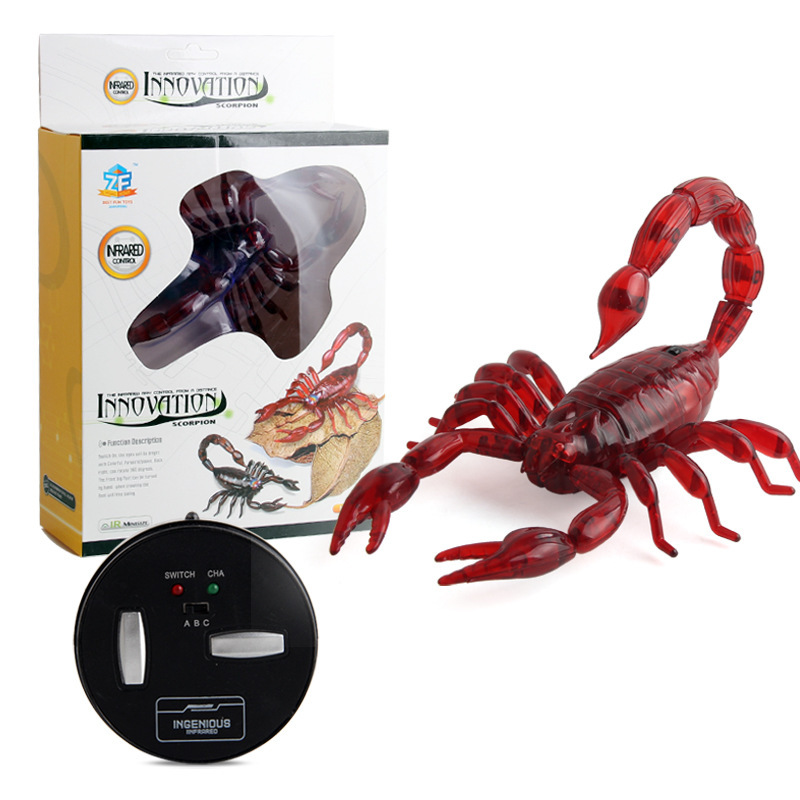 Picture of New strange remote control scorpion centipede turtle spider beetle infrared induction reptile electric remote control toy