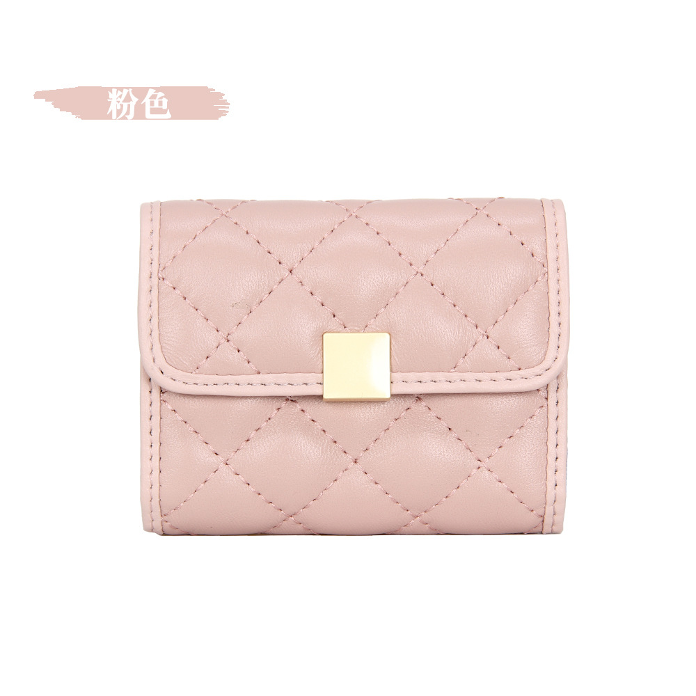 Picture of New simple sheepskin RFID anti-theft brush organ card holder multi-card position large capacity leather card holder ID card holder for women