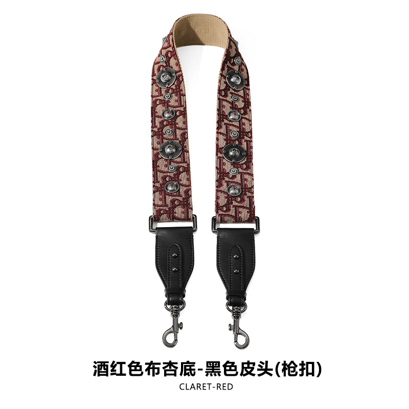 Picture of Mahuangshi MHS-F-66 Wide Bag with Canvas Shoulder Strap Shoulder Crossbody Cowhide Bag Accessories Bag Strap Comfortable D