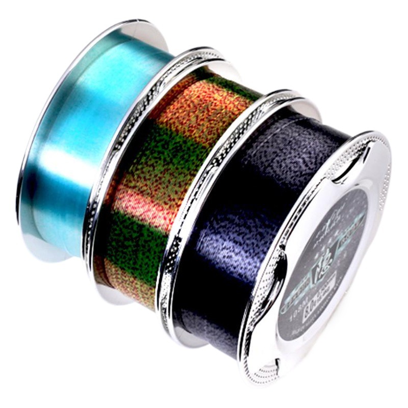 108 meters spotted invisible fishing line color camouflage Taiwan fishing strong pull Japan original silk Luya fishing gear manufacturers wholesale