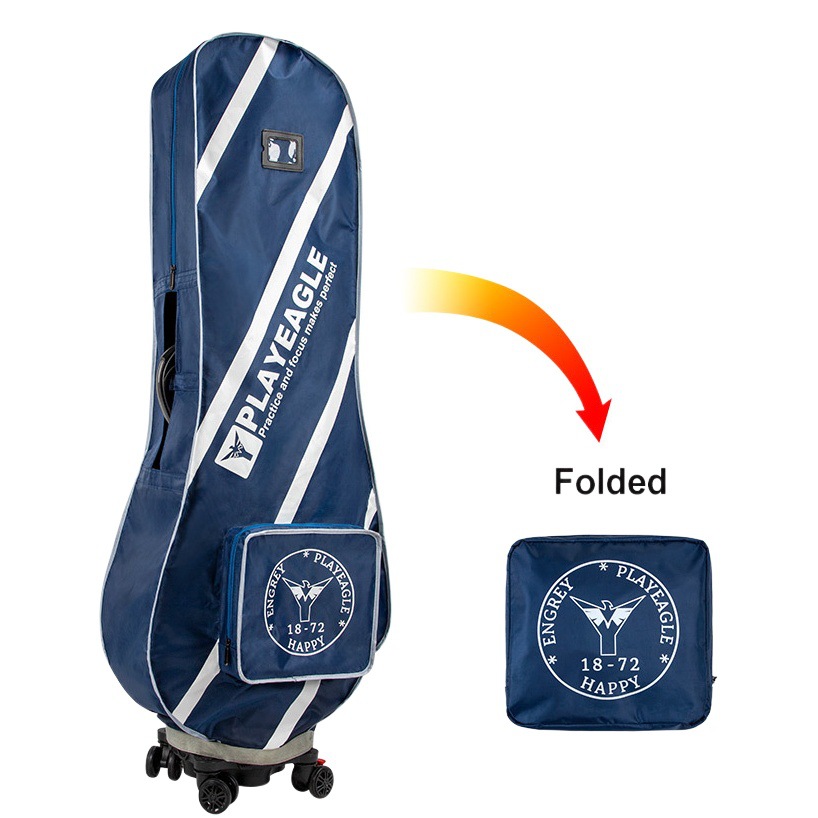 [Hot sale] aircraft air bag travel carrier bag rain cover poncho foldable PE golf bag cover