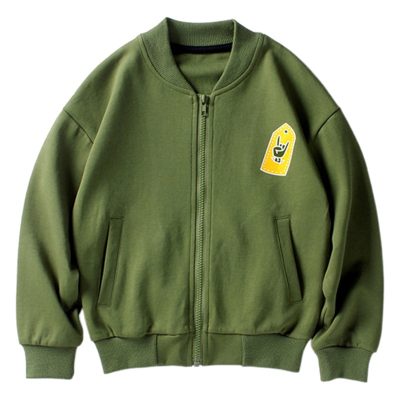 Spring and Autumn Korean Style New Children's Jacket Coat, Trendy Baseball Jacket for Older Children, Boys' Jacket Children's Outerwear