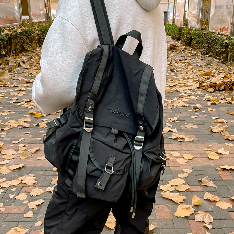 Picture of Schoolbag Korean simple leisure letters large capacity travel backpack 24 new mountaineering bag student shoulder bag wholesale