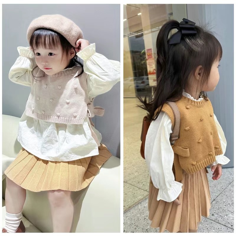 Picture of [Clearance] Girl's Wool Vest Shawl