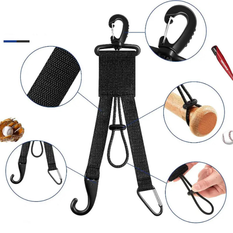 Picture of Cross-border Direct Supply Baseball Bat Gloves Backpack Hanging Helmet Hook Baseball Glove Clip Softball Portable Storage Hook