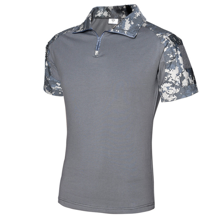 Picture of Army Eagle Frog Suit Short Sleeve Stretch Paid Instructor Suit Frogman Army Fan CS Tactical Russian Camouflage Top G2