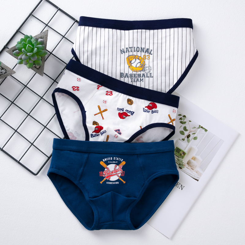 Picture of Children's underwear boys cotton 50 boxers boys boxer shorts cartoon medium and large children's Briefs boys