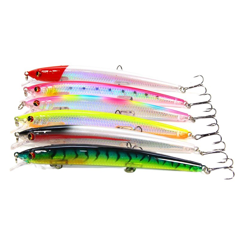 New Luya Bait Flying Man 13.5cm 15.4g Far Throwing Mino Floating Water Hard Bait Fishing Gear Products