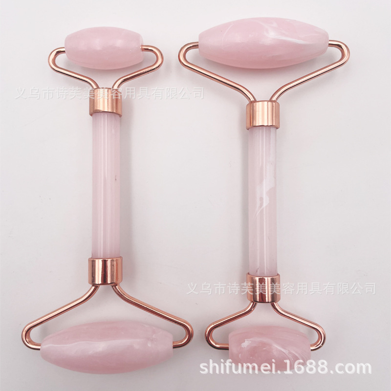 Picture of Custom wholesale jade roller face massage roll Xiuyu jade massage instrument powder crystal jade roller set