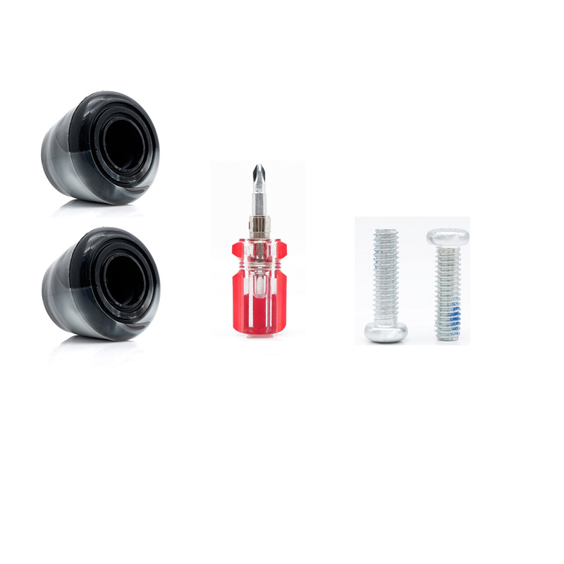 Picture of Spot Double Mixed Color High Elastic Pu Brake Head Double Row Roller Skates Brake Glue Four-Wheel Roller Skates Stop Ice Point
