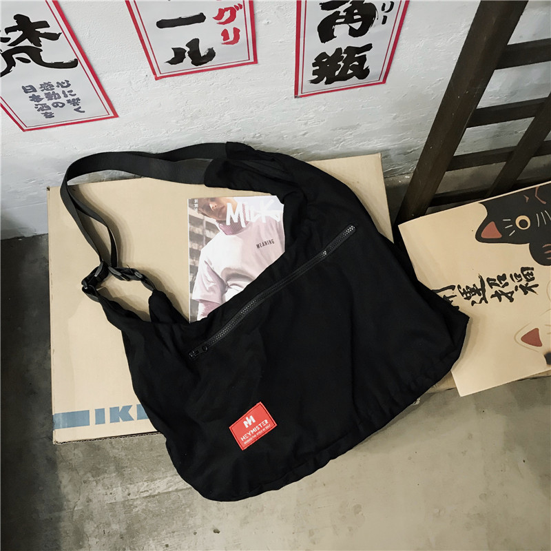 Picture of Trendy Brand Large Capacity Crossbody Bag Men's and Women's Street Hip Hop Harajuku Functional Bag Instagram Shoulder Bag Tooling Bag Schoolbag for Men