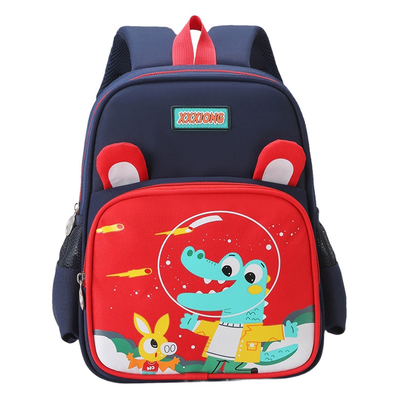 New kindergarten schoolbag cartoon cute children lightweight burden-reducing backpack early education class gift backpack delivery