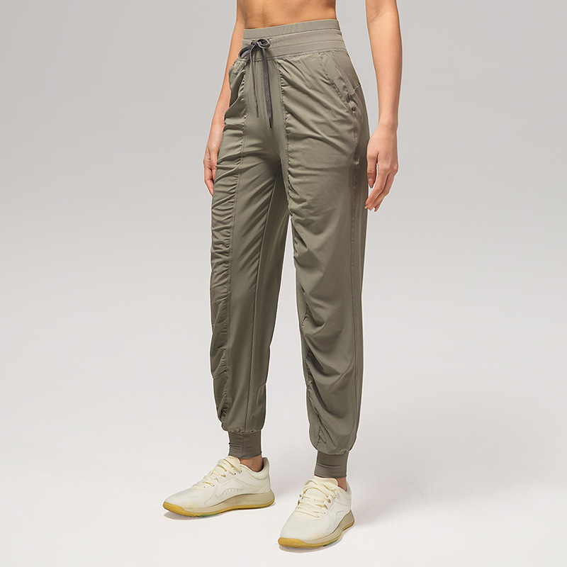 Picture of High-Waisted Loose Quick-Dry Sports Pants for Women, High-Elastic Long Pants, Casual Jogger Sweatpants, Yoga Pants, Breathable Fitness Running