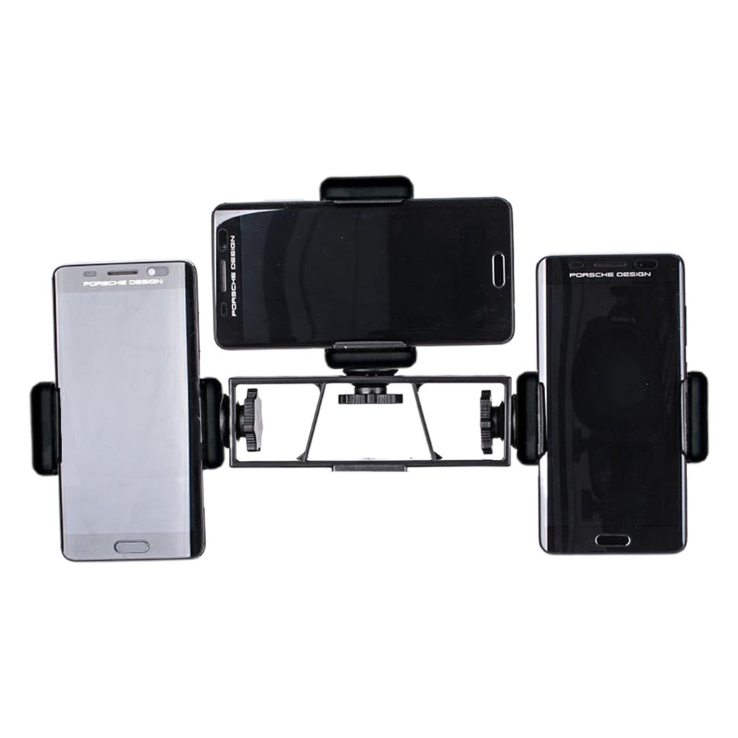 Tripod extension stand anchor live broadcast mobile phone expansion bracket metal three-position multi-position expansion mobile phone bracket