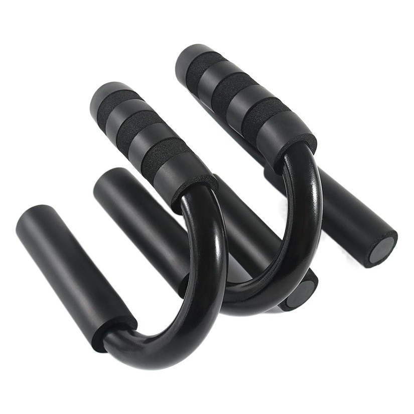 S-type steel pipe push-up bracket exercise chest muscle arm muscle non-slip stable indoor sports multifunctional fitness equipment