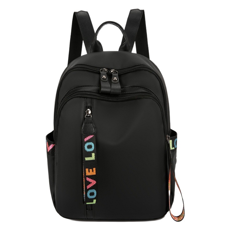 Cross-border Women's Bag 2022 New Fashion Oxford Cloth Bag Backpack Lightweight Large Capacity Travel Bag College Style Schoolbag