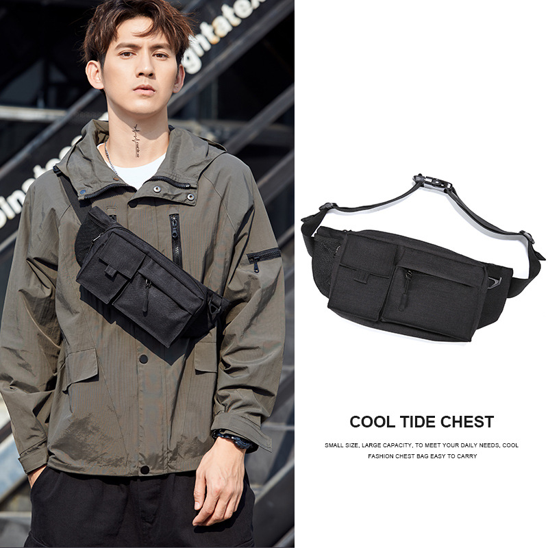 Multifunctional Dead Flying Bag Waist Bag Casual Men's Chest Bag Yoshida Shoulder Bag Sports Trendy Brand Small Backpack Men's Crossbody Bag