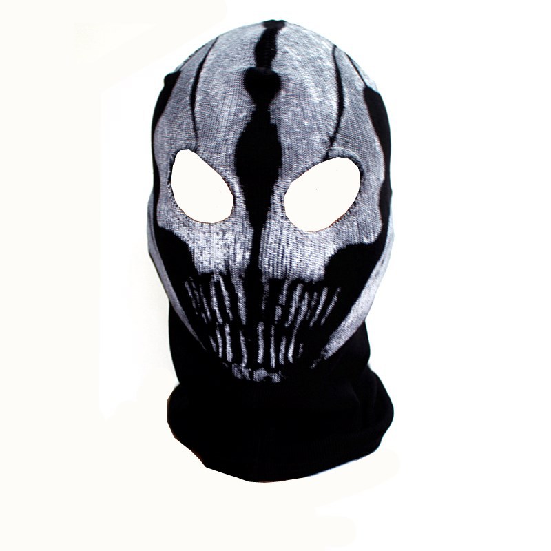 Picture of Deadpool white red hot sale ebay AliExpress Call of Duty Amazon death pure cotton mask