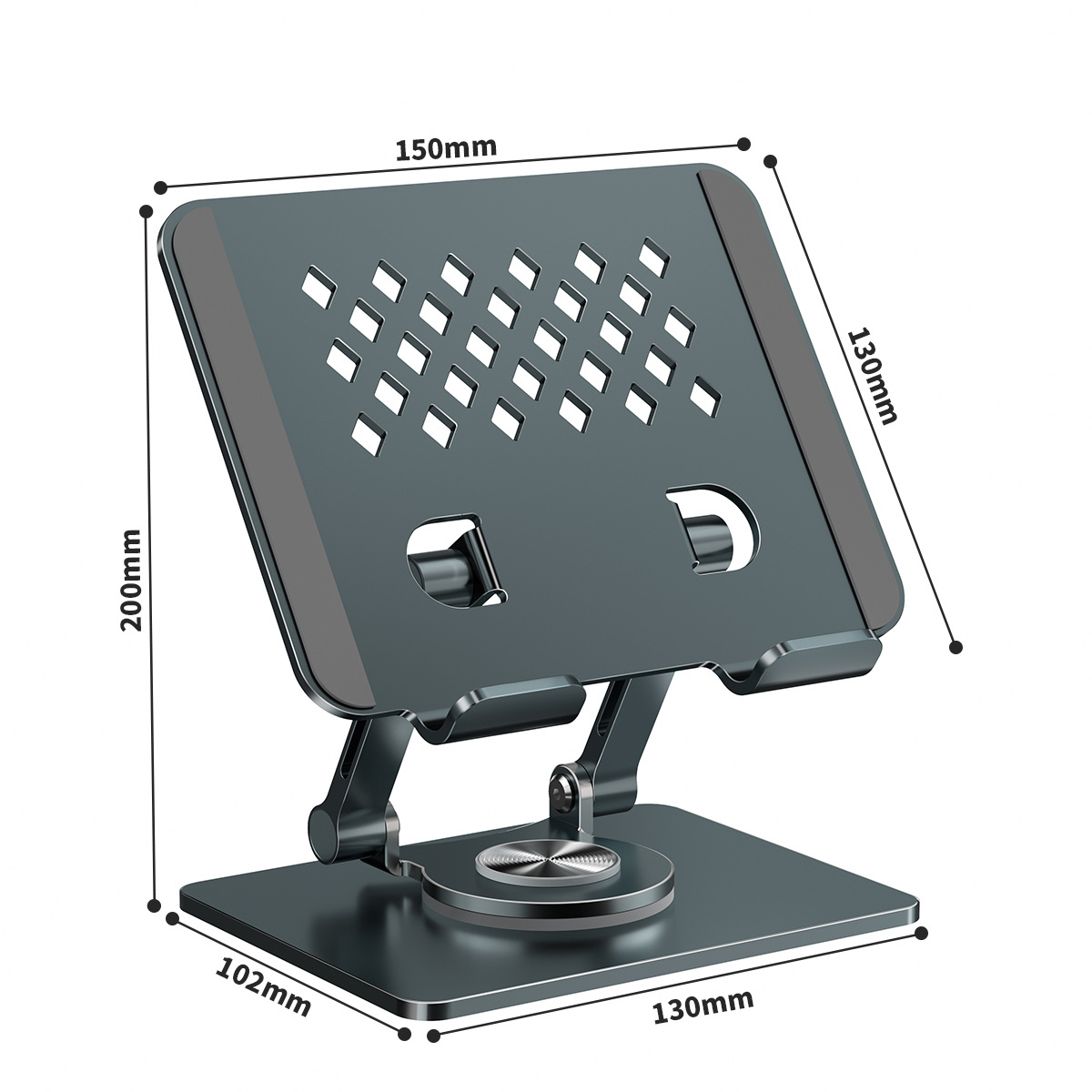 Picture of New tablet stand 360 ° rotating metal desktop support frame suitable for ipad mobile phone universal rack