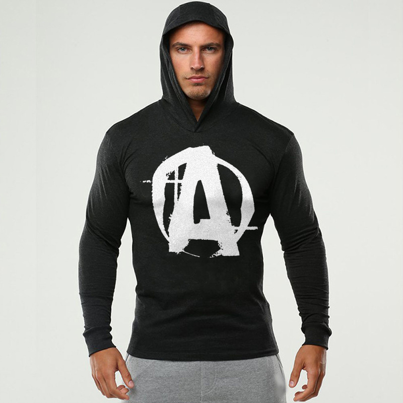 Cross-border ANIMAL Men's Fitness bodybuilding long-sleeved hooded sweater long-sleeved hoodie sports undershirt factory