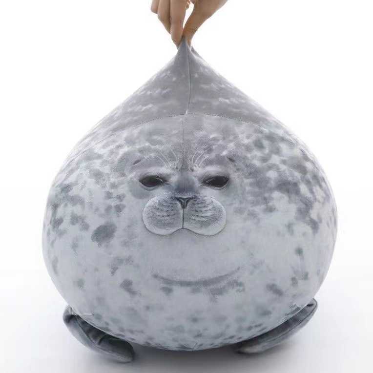 Picture of Japan Osaka Simulation Seal Doll Pillow Aquarium Popular Soft Pillow Aquarium Plush Toy