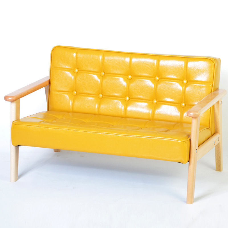 Picture of Children's Room Wooden Infant Garden Cute Reading Corner Photography Small Sofa Baby Stool Training Course Seat Mini