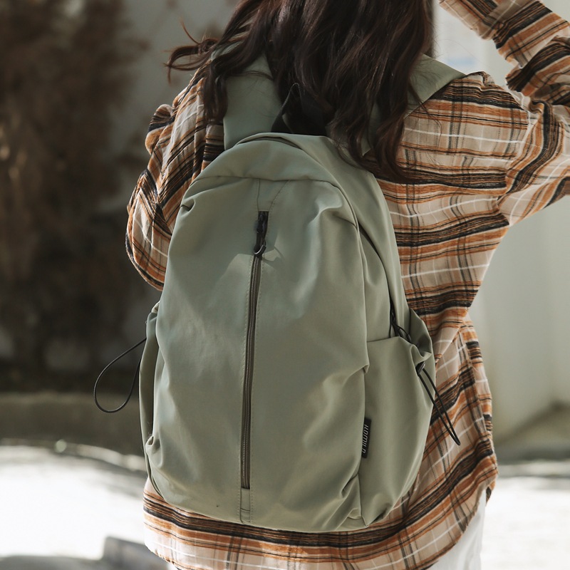 Picture of Simple female college student backpack men's fashion large capacity casual high school student schoolbag Rui camp travel bag campus style