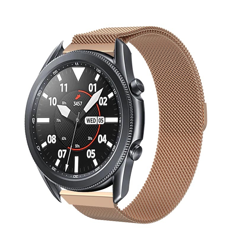 Picture of Suitable for Samsung Galaxy Watch3 milanis watch strap 41/45mm stainless steel loop magnetic mesh strap