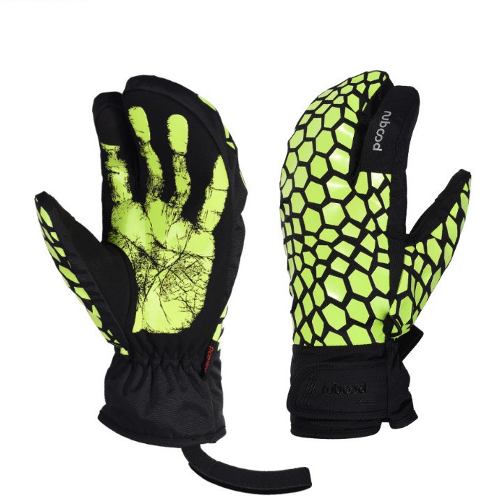 Picture of Burton Warm Men's and Women's Winter Windproof Ski Gloves Thickened and Velvet Outdoor Ski Gloves Customized