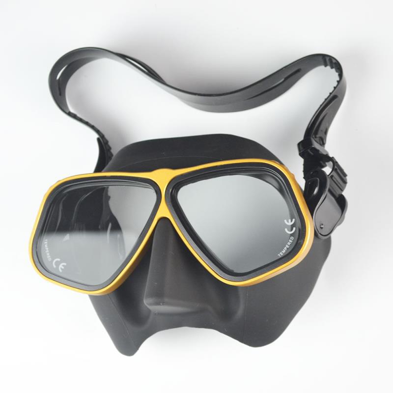 Picture of metal frame waterscuba apollo mirror free diving lung imported mirror myopia apollo