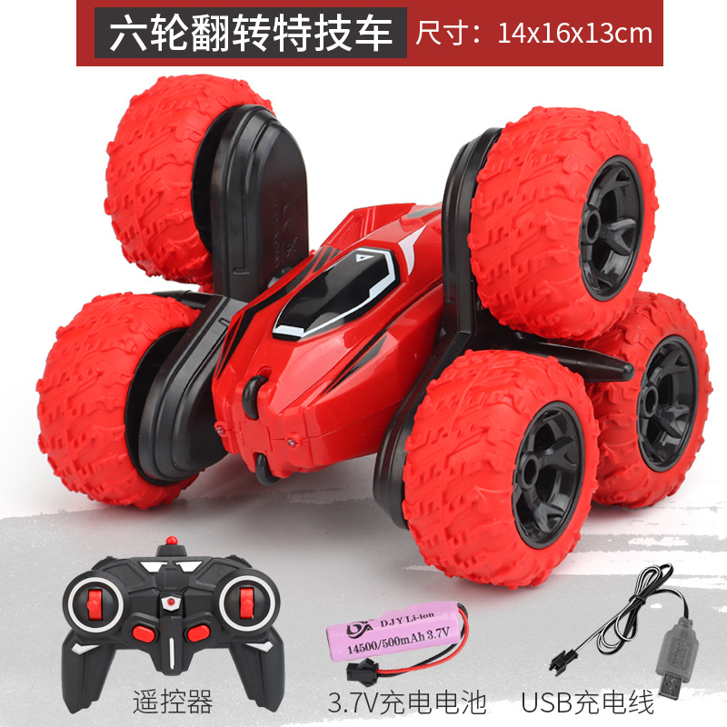Picture of Rolling stunt car 360 degrees double-sided dump car remote control racing off-road car rechargeable children boy toy
