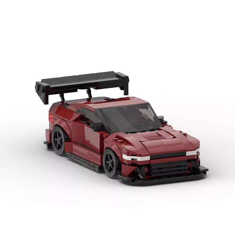 Picture of Creative Domestic Moc Compatible Lego Building Blocks Speed8 Grids Car Nissan 240Sx Silvia Educational Car Model