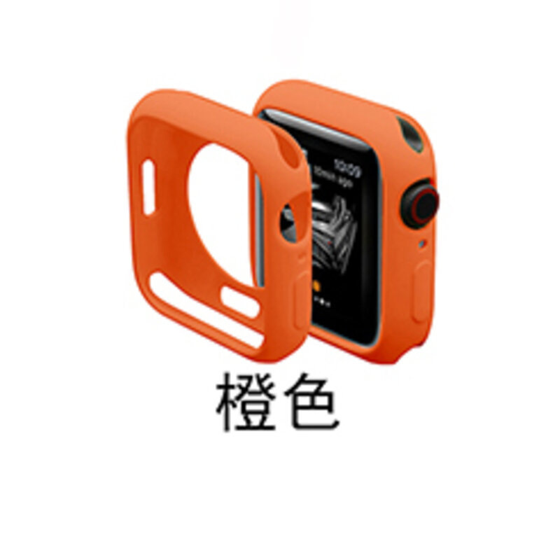Picture of Half Pack Tpu Watch Case Suitable for Apple Iwatchs10 Watch Protective Case S9 Soft Shell Candy Color S8 Protective Case