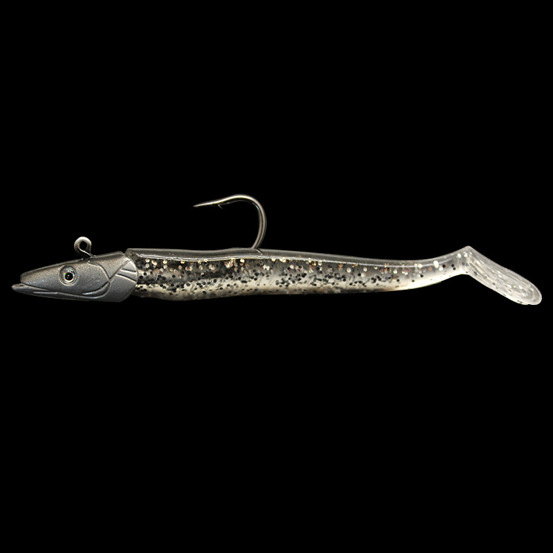 Picture of Lead head fish 11cm22g submerged lead head bait 5 color simulation fish scale bait Soft Bait Luya bait luminous fishing gear