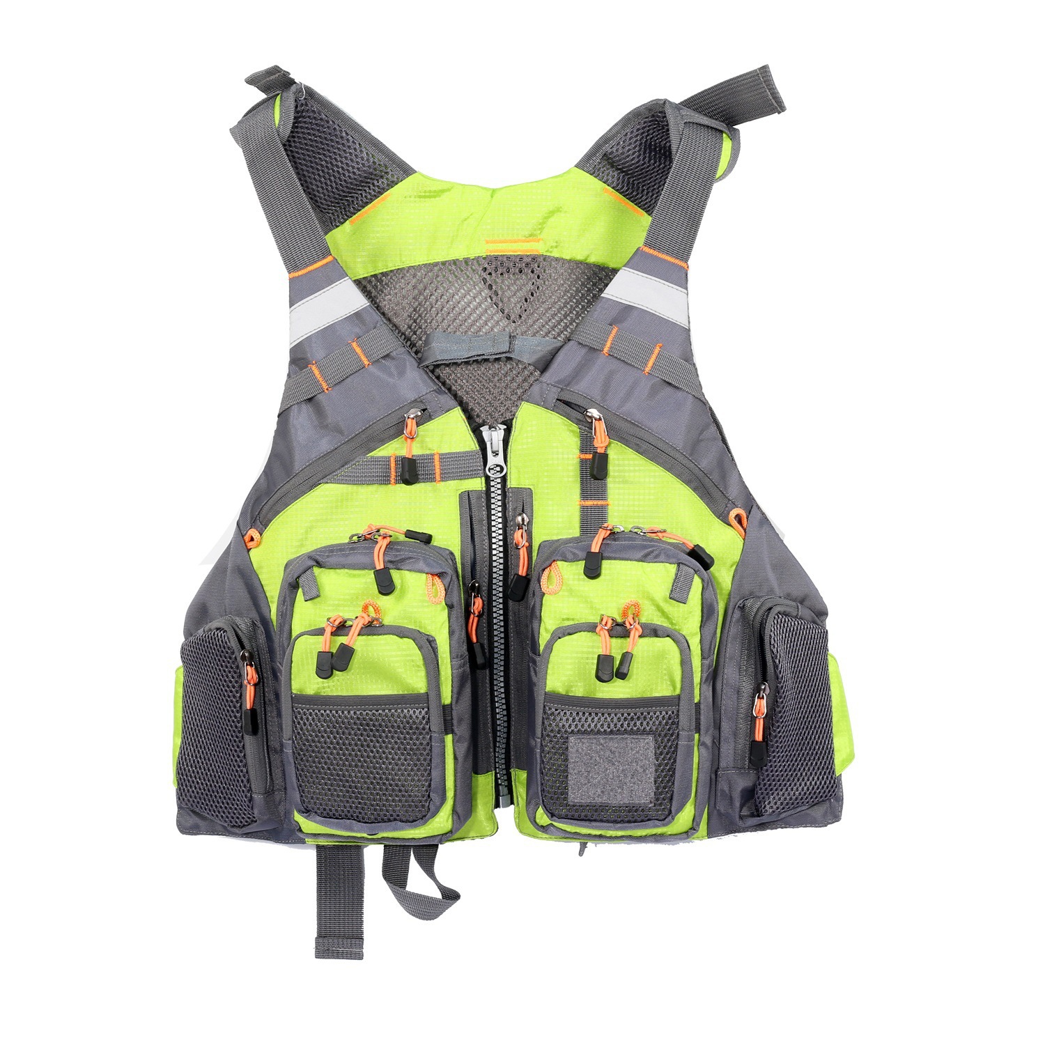 Picture of Fishing Vest, Flying Lure Vest, Fishing Suit, Adventure Breathable Multi-Functional Multi-Flap Pocket Pants Vest, Cross-Border Hot Sale