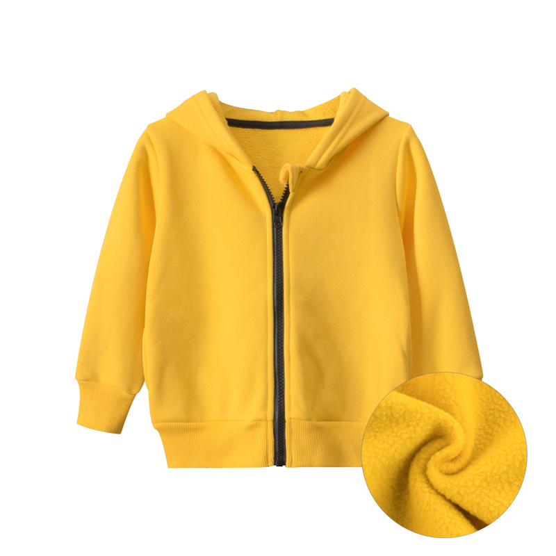 Picture of 27Kids Korean Style Kidsren's Clothing Autumn and Winter New Products 2024 Kidsren's Jacket Zipper Sweatshirt Fleece Baby Clothes Ins