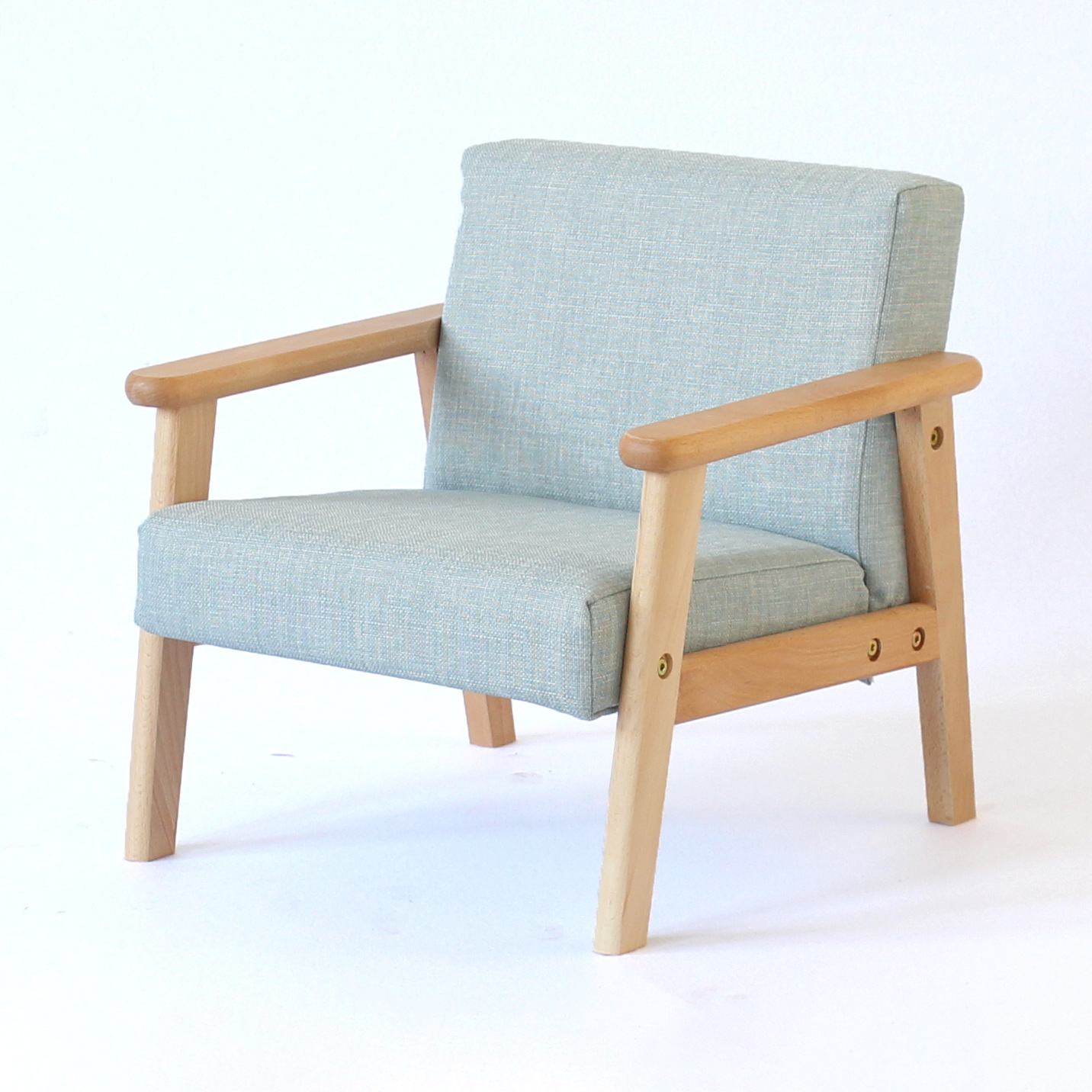Picture of Children's Room Wooden Infant Garden Cute Reading Corner Photography Small Sofa Baby Stool Training Course Seat Mini