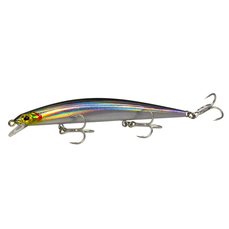 Picture of Riot Fishing King Luya Bait 11.5cm/11g Far Throwing Mino with Ring Beads Aojin Blood Slot Hook Hard Bait False Bait