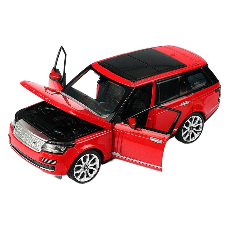Xinghui 1:24 Land Rover Range Rover Alloy Sports Car Static Car Model Simulation Off-road Vehicle 56300 Boxed with Base