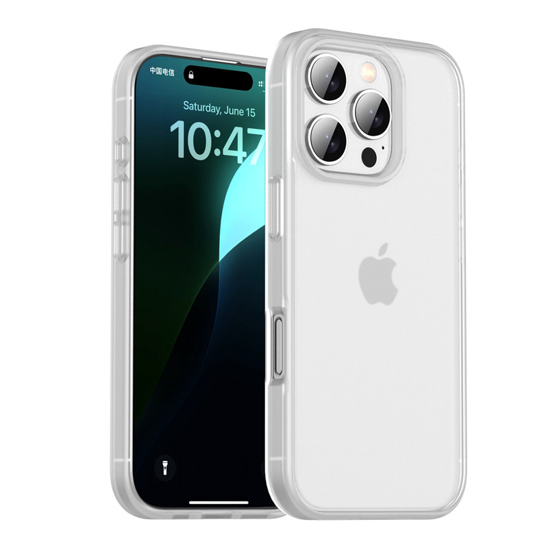 Picture of Suitable for iPhone16promax Phone Case New Anti-Drop Protective Case for Apple 16Pro Frosted Thickened 16 Case
